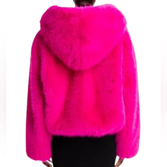 New NAOMI x BOSS 2.0 Cabarette Faux Fur Coat - Picture 3 of 11